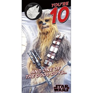 Поздравительная открытка Star Wars The Last Jedi 10 со значком